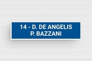 Targhe incise personalizzate - PVC - undefined - bleu-blanc - none - it-targhetta-cassetta-postale-pvc-003-3-1747276933394