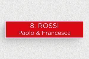 Targhette per cassette postali in pvc - PVC - undefined - rouge-blanc - none - it-targhetta-cassetta-postale-pvc-011-45-1747279034729