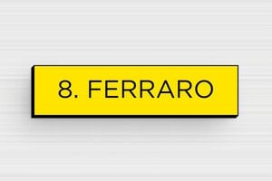 Targhette per cassette postali in pvc - PVC - undefined - jaune-noir - glue - it-targhetta-cassetta-postale-pvc-011-48-1747279043027