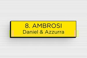 Targhette per cassette postali in pvc - PVC - undefined - jaune-noir - glue - it-targhetta-cassetta-postale-pvc-011-50-1747279052234
