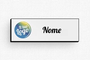 Badge aziendali - Etichetta PVC - Spilla - undefined - gris-noir - badge - it-targhetta-evento-011-3-1747646425051 Badge aziendali - Etichetta PVC - Spilla - undefined - gris-noir - badge - it-targhetta-evento-011-3-1747646425051