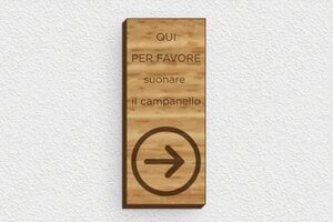 Targhe rettangolari - Legno - undefined - chene - none - it-targhetta-legno-campanello-002-4-1747216151789