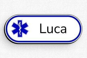 Badge per infermieri  - Etichetta PVC - Spilla - undefined - custom - badge - it-targhetta-nome-003-3-1747214659582