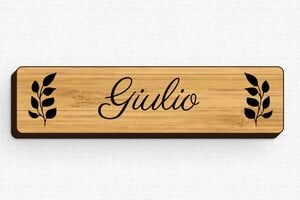 Badge magnetici  - Etichetta Legno - Magneti - undefined - bambou - badge - it-targhetta-nome-023-3-1747279533965