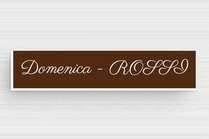 Targhette per cassette postali - PVC - undefined - brun-blanc - magnetic - it-targhetta-per-cassetta-postale-002-1-1747218018543