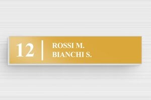 Targhette per cassette postali - Alluminio - undefined - or - glue - it-targhetta-per-cassetta-postale-003-6-1747217976877