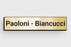 Targhette per cassette postali - PVC - undefined - or-brillant-noir - none - it-targhetta-per-cassetta-postale-008-5-1747218013693