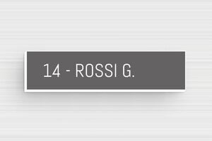 Targhette per cassette postali - PVC - undefined - gris-souris-blanc - glue - it-targhetta-per-cassetta-postale-015-0-1747212801565