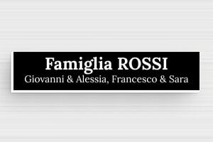 Targhette per porta - PVC - undefined - noir-blanc - glue - it-targhetta-per-cassetta-postale-017-0-1747212697197