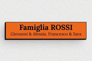 Targhette per cassette postali - PVC - undefined - orange-noir - none - it-targhetta-per-cassetta-postale-017-1-1747218005200