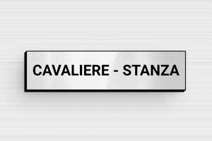 Targhette per citofono - PVC inciso - undefined - gris-brillant-noir - glue - it-targhetta-per-cassetta-postale-020-0-1747212762294