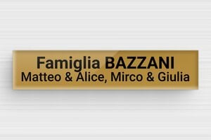 Targhette autoadesive per cassette postali - Plexiglass - undefined - or-fonce-noir - glue - it-targhetta-per-cassetta-postale-autoadesiva-002-1-1747277005304
