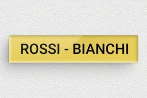 Targhette per cassette postali in plexiglas - Plexiglass - undefined - or-clair-noir - none - it-targhetta-per-cassetta-postale-in-plexiglass-001-3-1747276768085