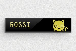 Targhette per cassette postali in plexiglas - Plexiglass - undefined - noir-jaune - none - it-targhetta-per-cassetta-postale-in-plexiglass-002-2-1747276782309