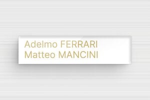 Targhette per cassette postali in plexiglas - Plexiglass - undefined - blanc-or - none - it-targhetta-per-cassetta-postale-in-plexiglass-002-3-1747276785272