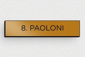 Targhette per cassette postali in pvc - PVC - undefined - or-noir - none - it-targhetta-per-cassetta-postale-in-pvc-011-23-1747278956571