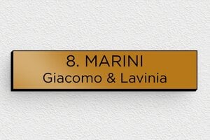 Targhette per cassette postali in pvc - PVC - undefined - or-noir - none - it-targhetta-per-cassetta-postale-in-pvc-011-25-1747278962798
