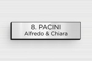 Targhette per cassette postali in pvc - PVC - undefined - gris-brillant-noir - glue - it-targhetta-per-cassetta-postale-in-pvc-011-34-1747278995326