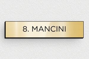 Targhette per cassette postali in pvc - PVC - undefined - or-brillant-noir - none - it-targhetta-per-cassetta-postale-in-pvc-011-35-1747278997836