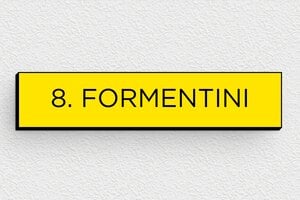 Targhette per cassette postali in pvc - PVC - undefined - jaune-noir - none - it-targhetta-per-cassetta-postale-in-pvc-011-47-1747279040607