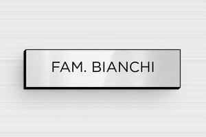 Targhette per cassette postali - PVC - undefined - gris-brillant-noir - glue - it-targhetta-per-cassetta-postale-pvc-011-12-1747278660242