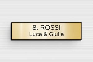 Targhette per cassette postali in pvc - PVC - undefined - or-brillant-noir - glue - it-targhetta-per-cassetta-postale-pvc-011-38-1747279007349