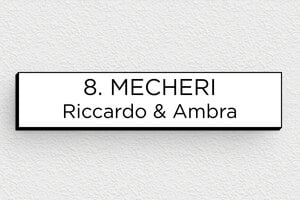 Targhette per cassette postali in pvc - PVC - undefined - blanc-noir - none - it-targhetta-per-cassetta-postale-pvc-011-41-1747279018269