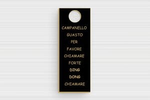 Targhette citofono in PVC - PVC - undefined - noir-or - holes-only - it-targhetta-plastica-campanello-003-4-1747216323831