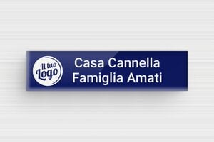 Targhette citofono in plexiglas - Plexiglass - undefined - bleu-blanc - glue - it-targhetta-plexiglass-cassetta-postale-003-1-1747276800908
