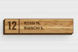 Targhette per cassette postali in legno - Legno - undefined - chene - glue - it-targhetta-postale-legno-002-4-1747276608008