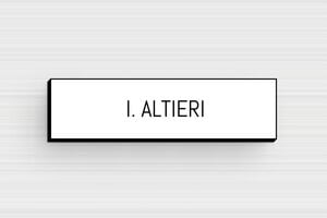 Targhette citofono in PVC - PVC - undefined - blanc-noir - glue - it-targhetta-pvc-001-16-1747279156951