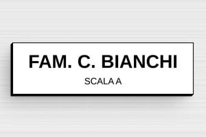 Targhe in plastica - PVC - undefined - blanc-noir - glue - it-targhetta-pvc-002-3-1747280560597