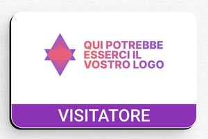 Badge aziendali - Etichetta PVC - Magneti - undefined - custom - badge - it-tessera-societa-003-3-1747646587681