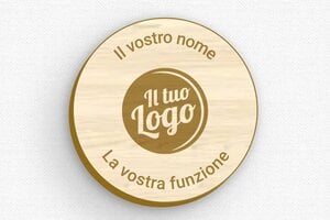 Badge aziendali - Etichetta Legno - Magneti - undefined - erable - badge - it-tessera-societa-008-3-1747646540511