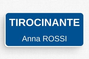 Badge aziendali - Etichetta PVC - Spilla - undefined - bleu-blanc - badge - it-tessera-societa-013-3-1747646498511
