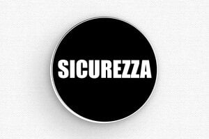 Badge aziendali - Etichetta PVC - Spilla - undefined - noir-blanc - badge - it-tessera-societa-016-3-1747646548981