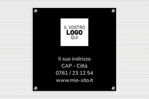 Targhe per ufficio personalizzate - PVC Forex - undefined - custom - screws-spacer-large - it-testo-logo-003-3-1747212163491