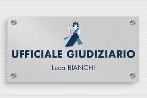 Targhe professionali con logo - Alluminio - undefined - anodise - screws-spacer - it-ufficiale-giudiziario-001-3-1747212046337