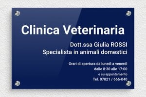 Targhe professionali - Plexiglass - undefined - custom - screws-spacer - it-veterinario-008-1-1747212225013