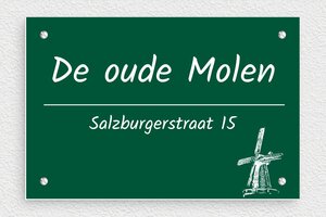 Adresborden - Gegraveerd PVC - vert-sapin-blanc - screws - nl-nl-adres-018-1-1756780419375