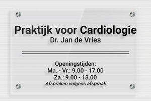 Bedrijfsborden - Transparant plexiglas - transparent - screws-spacer - nl-nl-bedrijfs-bord-001-5-1756801176928