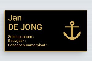 Naambord boot - Gegraveerd PVC - noir-or - glue - nl-nl-boot-plaquette-002-1-1756721343166 Naambord boot - Gegraveerd PVC - noir-or - glue - nl-nl-boot-plaquette-002-1-1756721343166