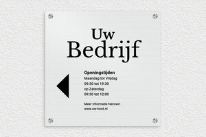 Gevelreclame - Bedrukt aluminium  - brosse-noir - screws-caps - nl-nl-bord-aluminium-023-1-1756809446496