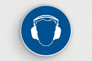 Gebodsborden - Rond bord: Het dragen van gehoorbescherming is verplicht - bleu-blanc - glue - nl-nl-bord-bouwplaats-anti-lawaai-007-3-1756723287993