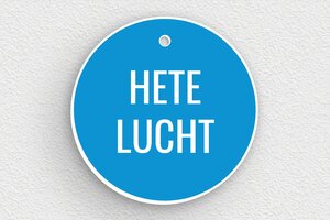 Borden per Sector / Branche - Gegraveerd PVC - bleu-ciel-blanc - holes-only - nl-nl-bord-industrie-lucht-005-3-1756721905644