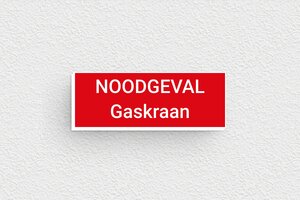 Machineplaatjes - Gegraveerd PVC - rouge-blanc - glue - nl-nl-bord-industrie-noodgeval-004-3-1756721914321