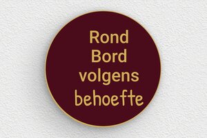 Plaat op Kleur - Gegraveerd PVC - bordeau-or - none - nl-nl-bordeaux-kleur-bord-001-3-1756802100776