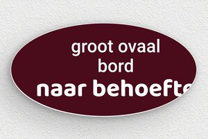 Plaat op Kleur - Gegraveerd PVC - bordeau-blanc - none - nl-nl-bordeaux-kleur-bord-001-5-1756802107657