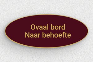 Plaat op Kleur - Gegraveerd PVC - bordeau-or - none - nl-nl-bordeaux-kleur-bord-002-1-1756802110712