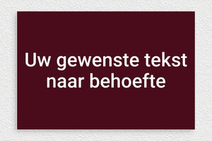 Plaat op Kleur - Gegraveerd PVC - bordeau-blanc - none - nl-nl-bordeaux-kleur-bord-003-1-1756802133894
